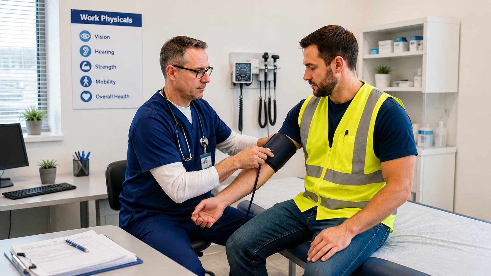 work physical exam