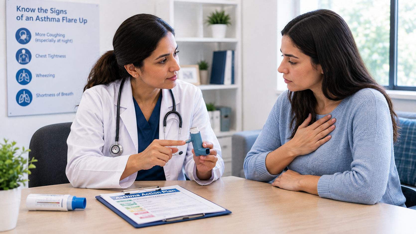 asthma flare up treatment